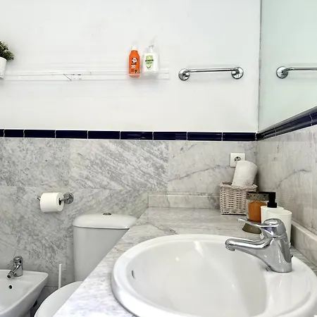 Blue House In Guadalmina Baja, With A Large Terrace Overlooking The Golf Marbella