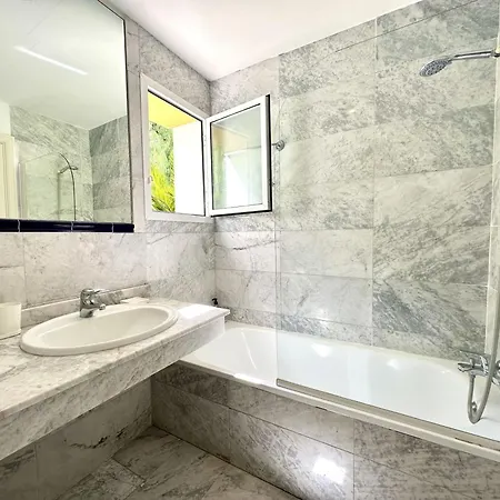 Blue House In Guadalmina Baja, With A Large Terrace Overlooking The Golf Apartment Marbella