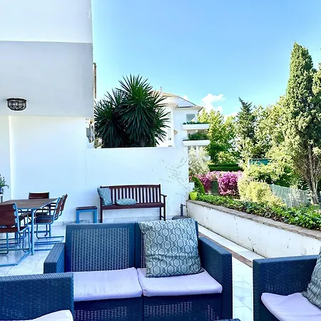 Blue House In Guadalmina Baja, With A Large Terrace Overlooking The Golf * Marbella