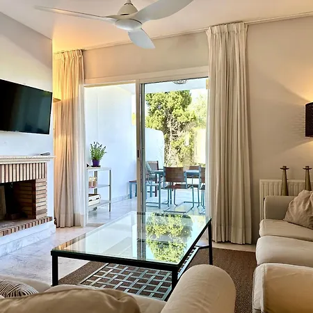 Apartment Blue House In Guadalmina Baja, With A Large Terrace Overlooking The Golf Marbella